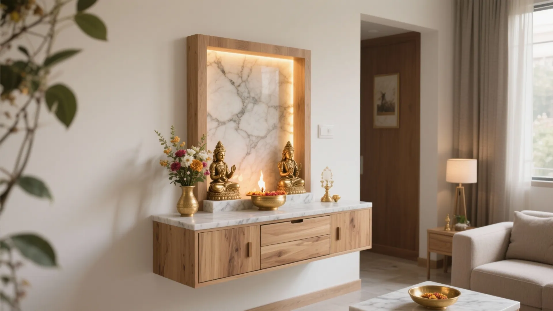 Pooja Decoration at Home: 5 Ideas that Shine in Small Spaces: My tried-and-true pooja decor ideas for compact homes—beautiful, practical, and easy to maintain