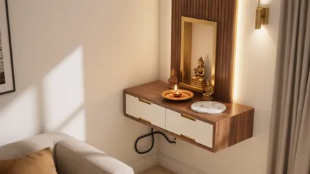 5 Pooja Table Design Ideas for Small Homes