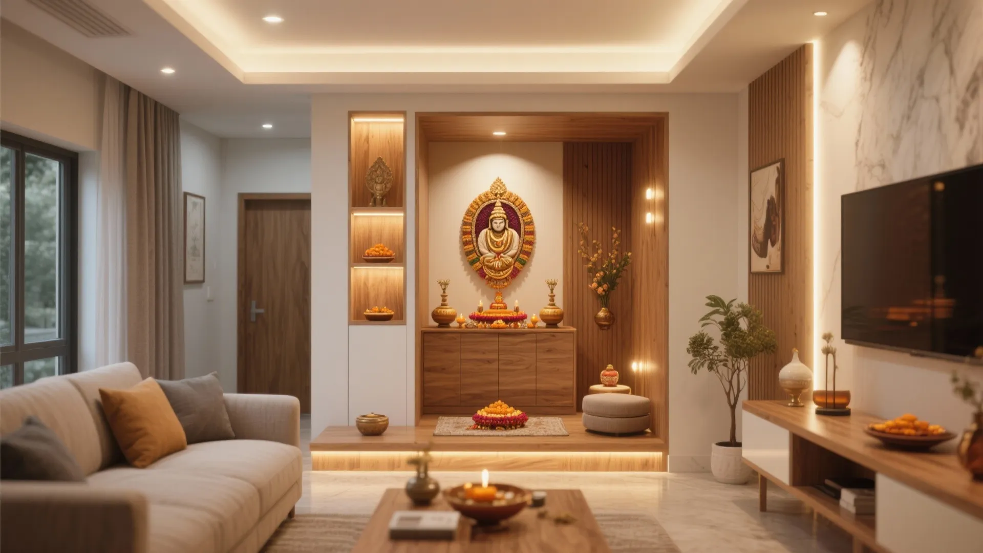 5 Small Pooja Room Designs for Apartments: Creative ideas that make your apartment’s pooja space functional & beautiful