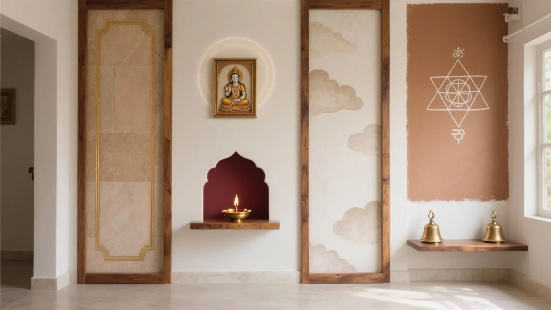 5 Pooja Room Wall Painting Designs That Elevate Small Spaces: My tried‑and‑true ideas for serene, efficient, and beautiful pooja corners in compact homes