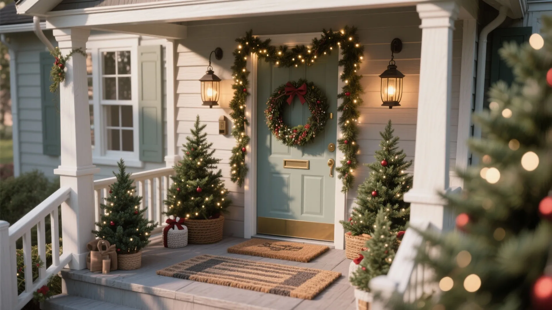 Christmas Decor Ideas for Small Front Porch: Maximize Festive Charm on Compact Porches with Transformative Christmas Decor Strategies