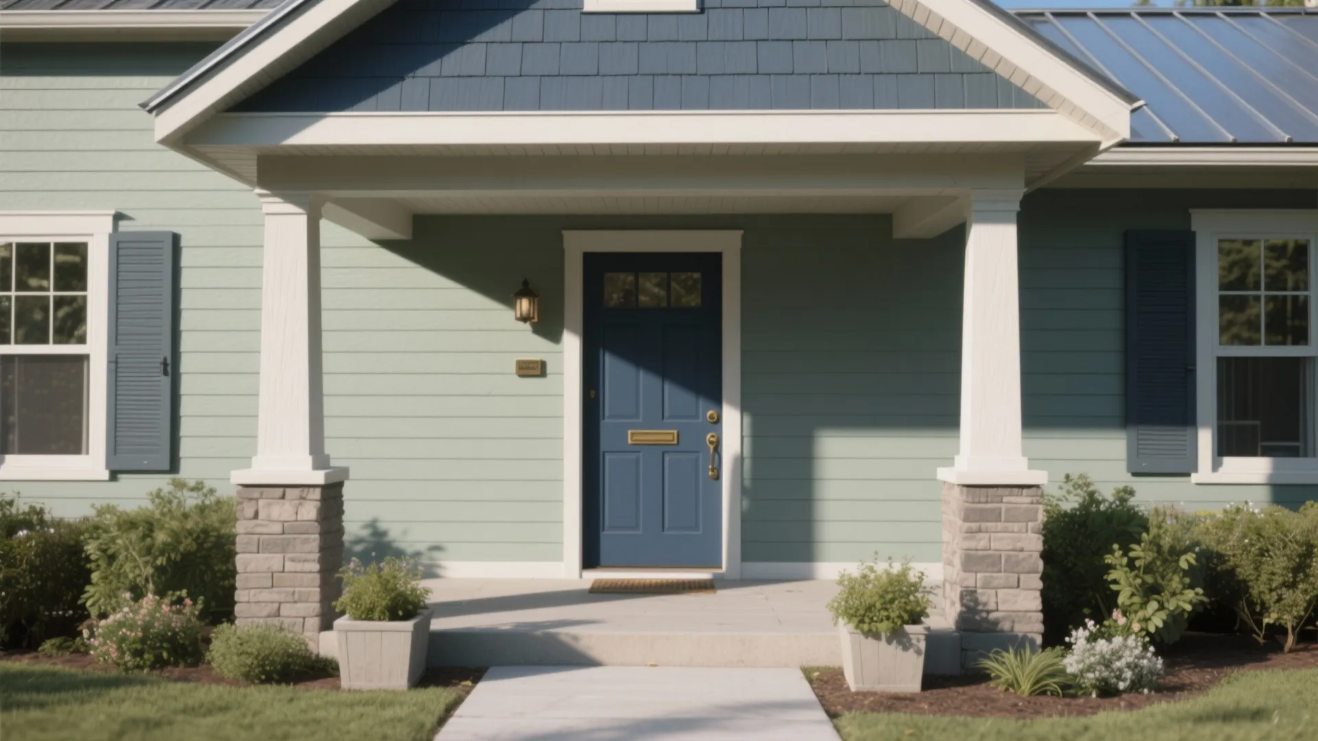Simple Portico Designs for Small House: Maximizing Curb Appeal: 1 Minute to Elevate Your Entryway with Effortless Portico Ideas