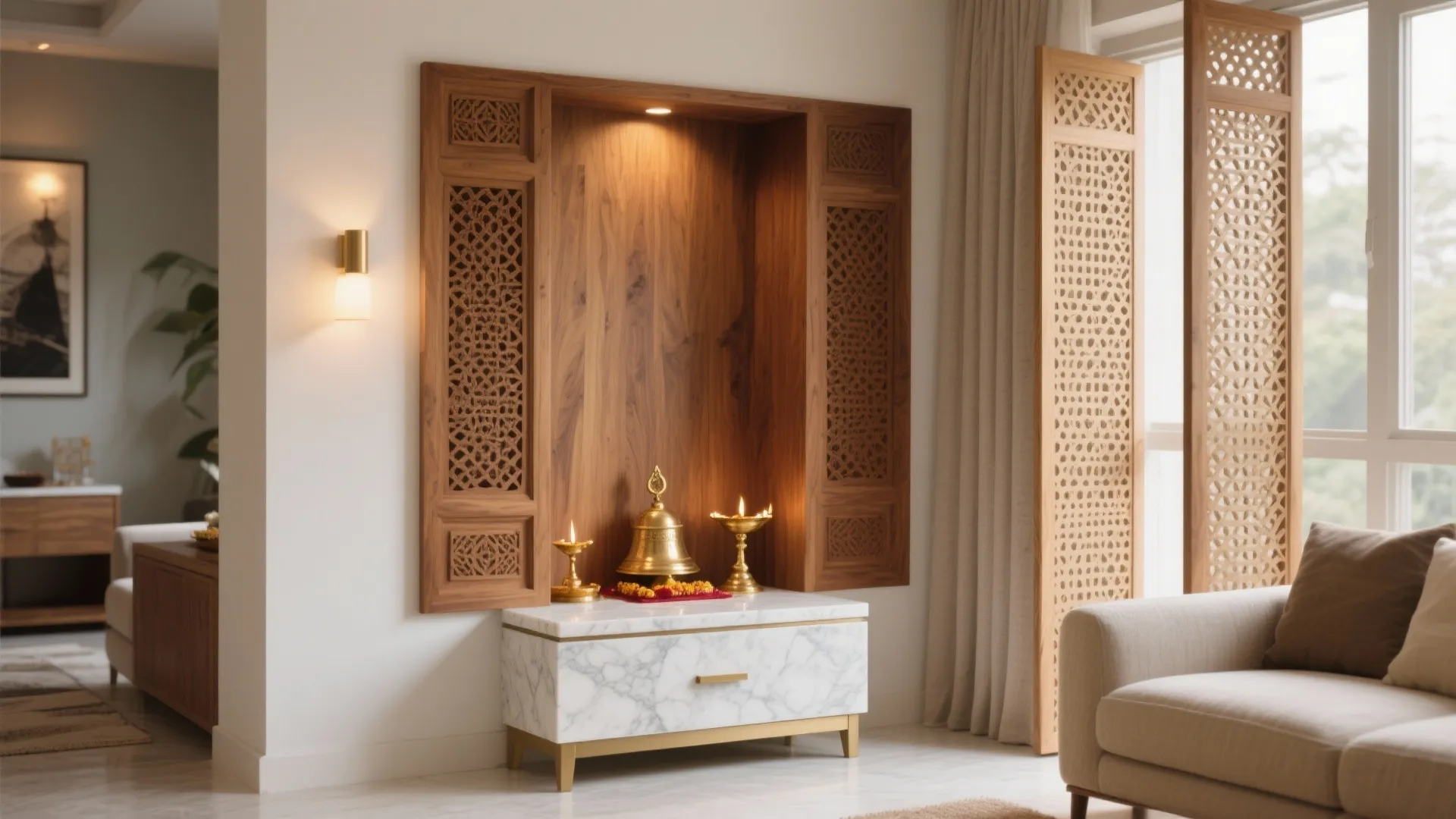 Hindu Prayer Room Design: 5 Smart Ideas: Small-space puja rooms that feel sacred, calm, and beautifully you