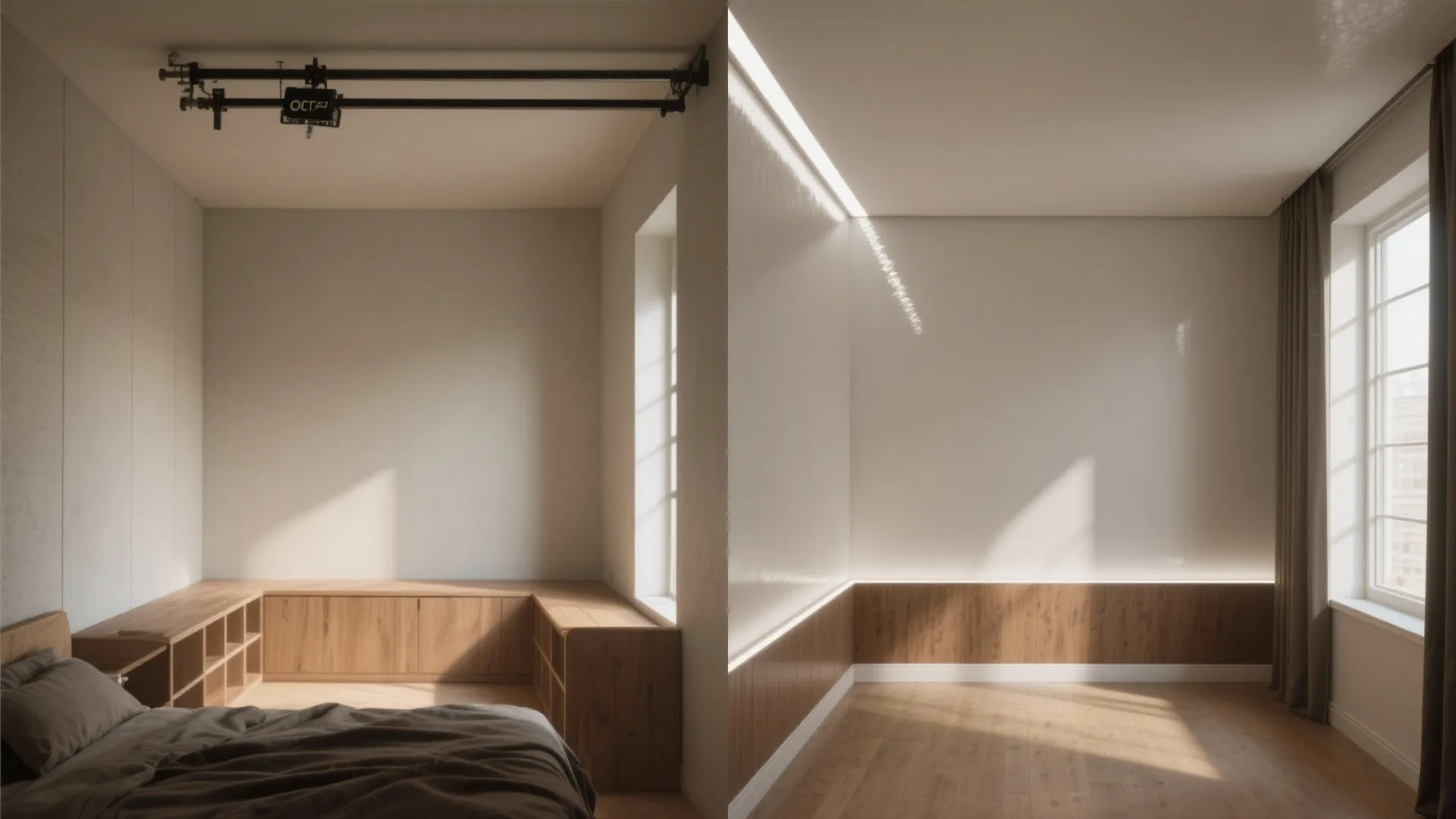 2. Make small rooms feel brighter without painting everything