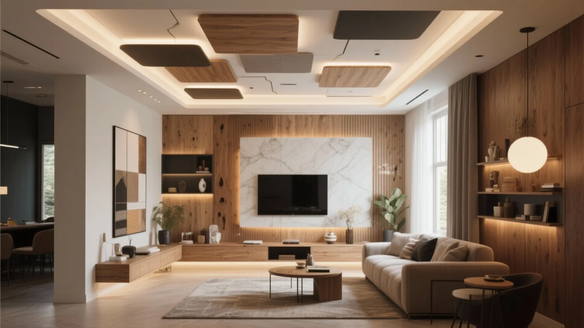 5 False Ceiling Design Ideas for Stylish Rooms: Creative False Ceiling Inspirations for Modern Spaces