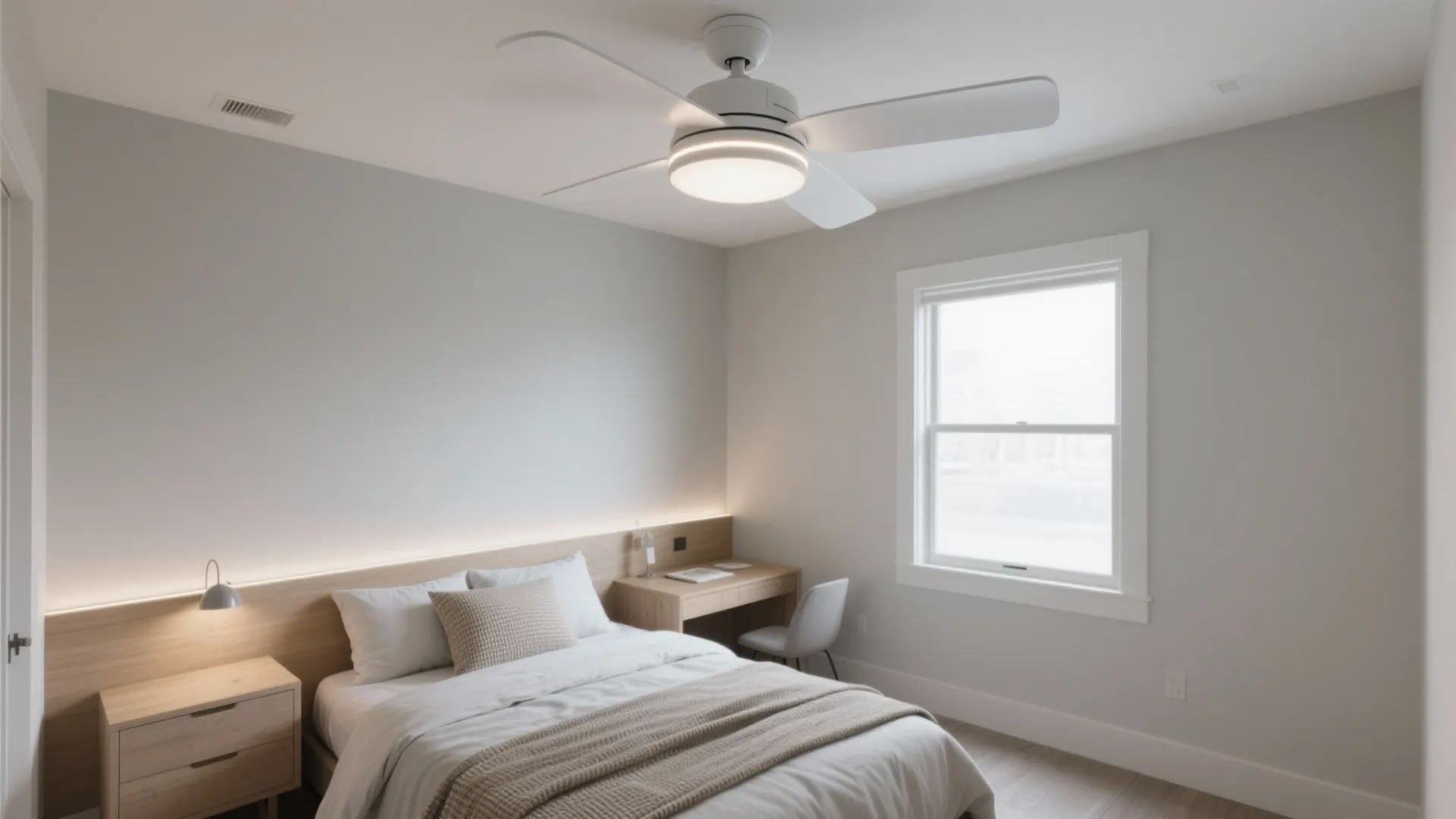 Ceiling Fans with Lights for Small Room: Smart Design Solutions: 1 Minute to Brighten Up and Cool Down Even the Smallest Space
