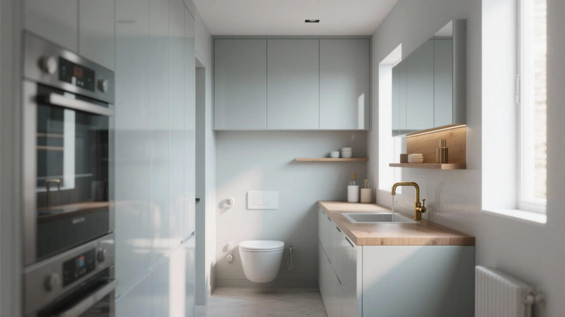 5. Make small rooms feel larger with the right light gray