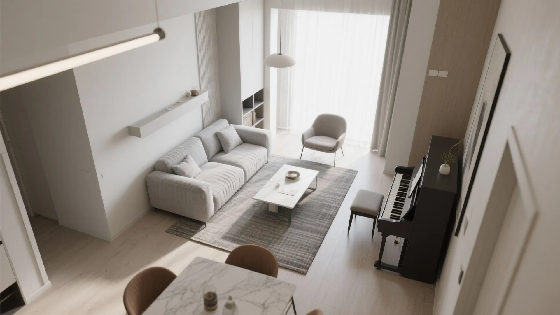 3. Smart Layout for Small Living Rooms