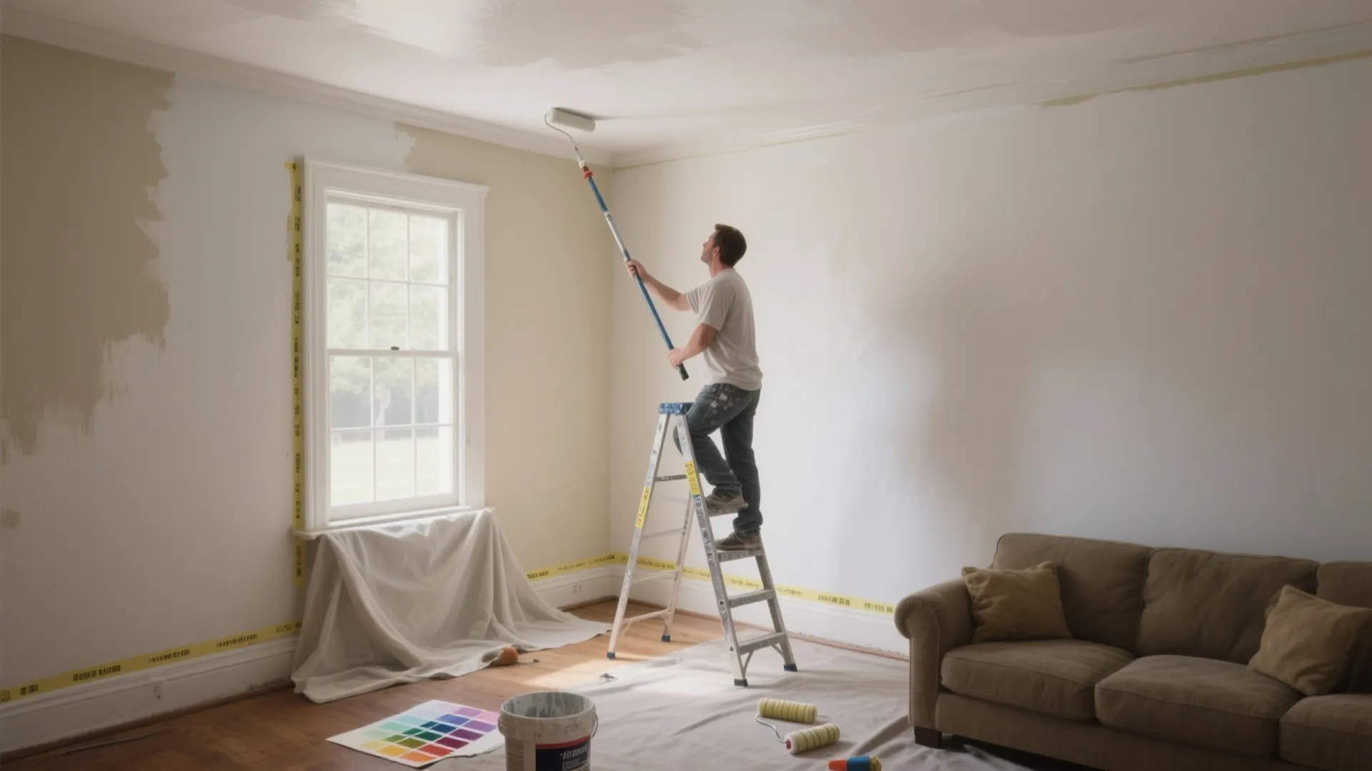 Painting Order: 5 Steps for Ceiling, Walls & Trim