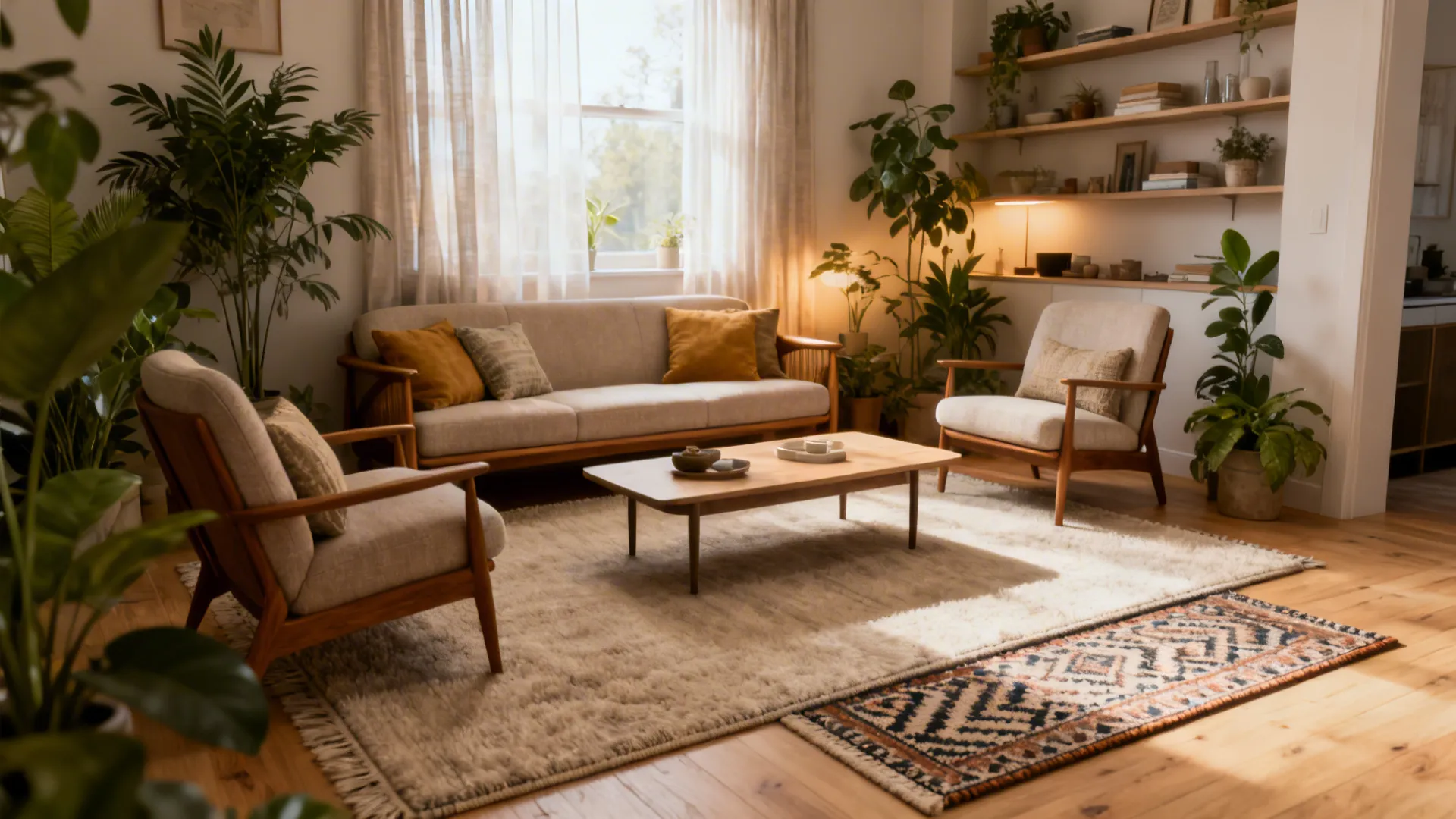 Rug Rules: 5 Ways to Place Rugs in Small Living Rooms