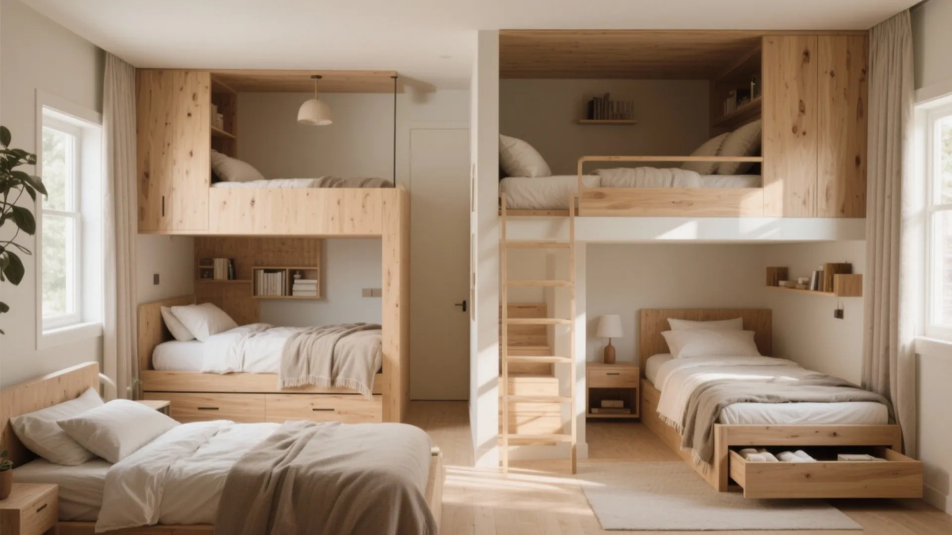 5 Small Room Design Ideas for Fitting 3 Beds: Smart space-saving layouts and cozy designs to fit three beds into your small room