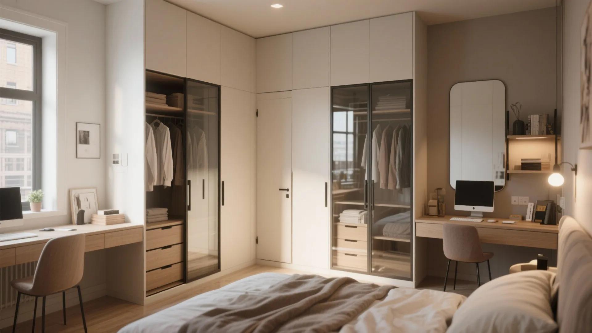 5 Smart Wardrobe Ideas for Small Rooms: Design inspiration backed by real-life experience for maximizing small bedroom storage