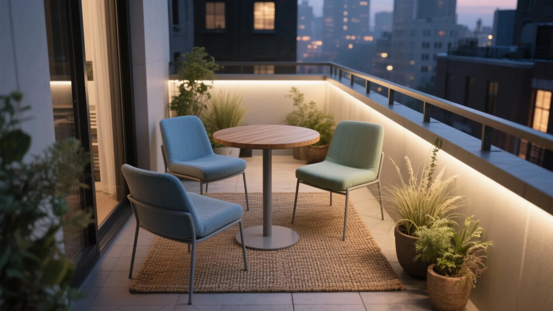 Small Round Patio Table and Chairs: Space-Saving Design Guide: 1 Minute to Stylish Outdoor Seating for Tiny Patios