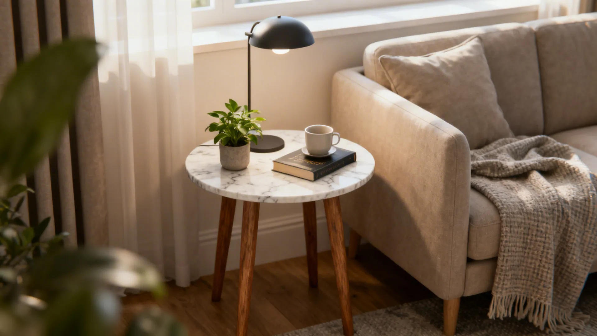 5 Small Round Side Table Ideas for Living Rooms