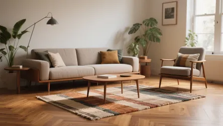5 Fixes When Your Rug Is Too Small for the Living Room