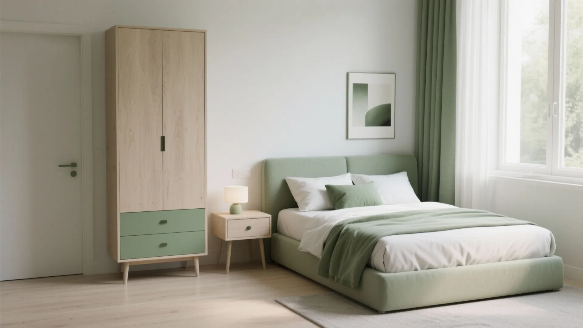 5. Cohesive small-scale furniture