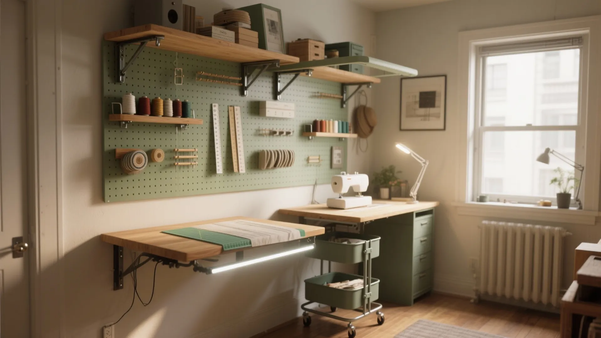 5 Sewing Room Ideas for Small Spaces: Smart, compact sewing room ideas I’ve used to turn tiny rooms into productive, joyful craft studios