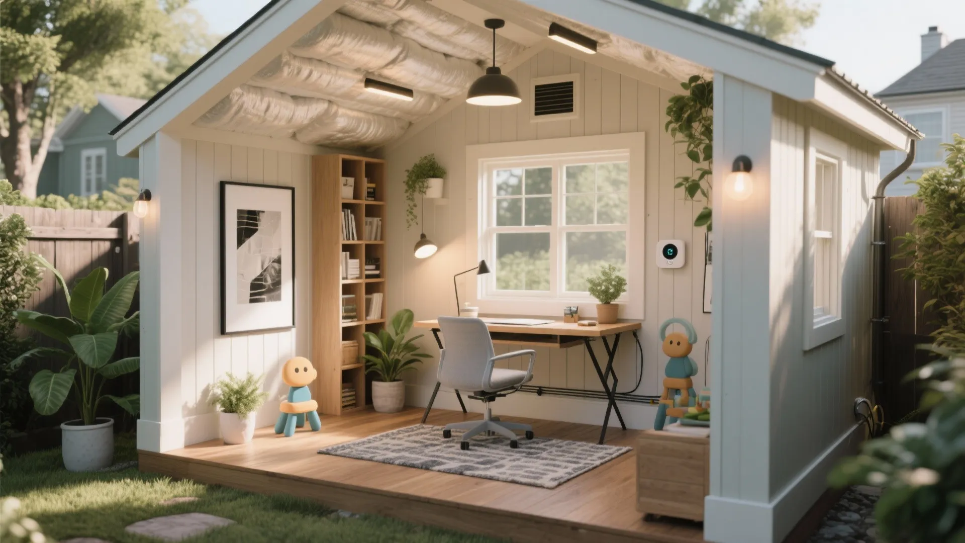 Small Shed Office Ideas: 5 small shed office interior ideas that make tiny workspaces feel roomy and professional
