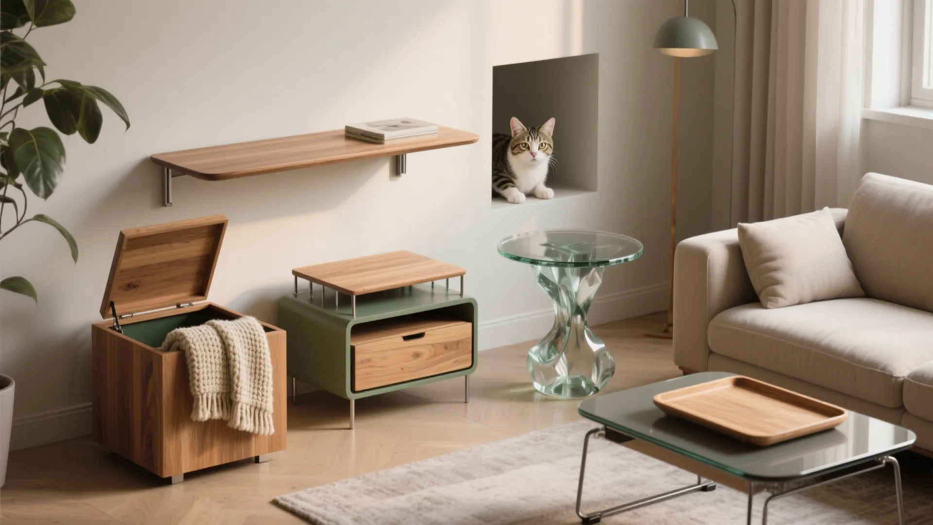 Small Modern Side Table: 5 Stylish Ideas: Creative, compact and practical small modern side table designs I use in tiny homes