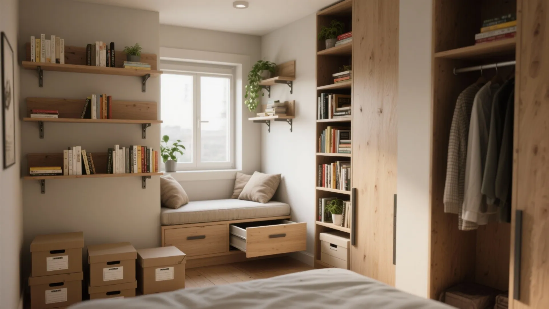 Store Books in Small Spaces: 5 Clever Ideas: Practical, stylish ways I use to store books when square footage fights back