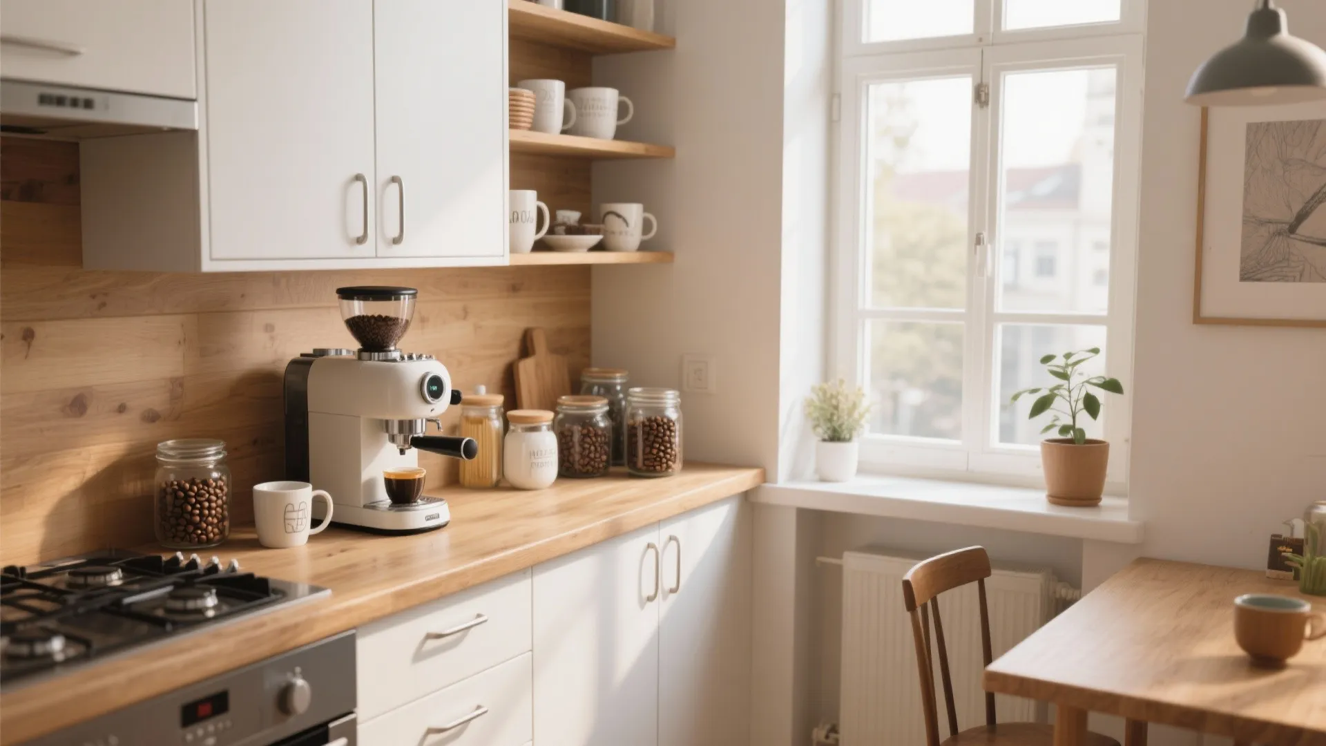10 Coffee Station Ideas for Your Kitchen: Small kitchen? Big coffee vibes! My favorite coffee station inspirations from years of real-life kitchen makeovers.