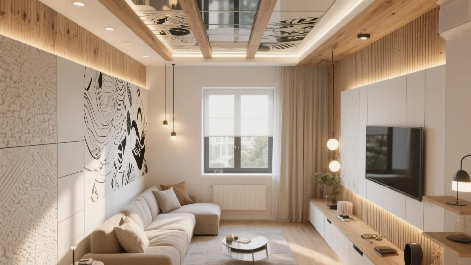 5 Inspiring Wall and Ceiling Design Ideas: Transforming Small Spaces with Creative Wall and Ceiling Designs