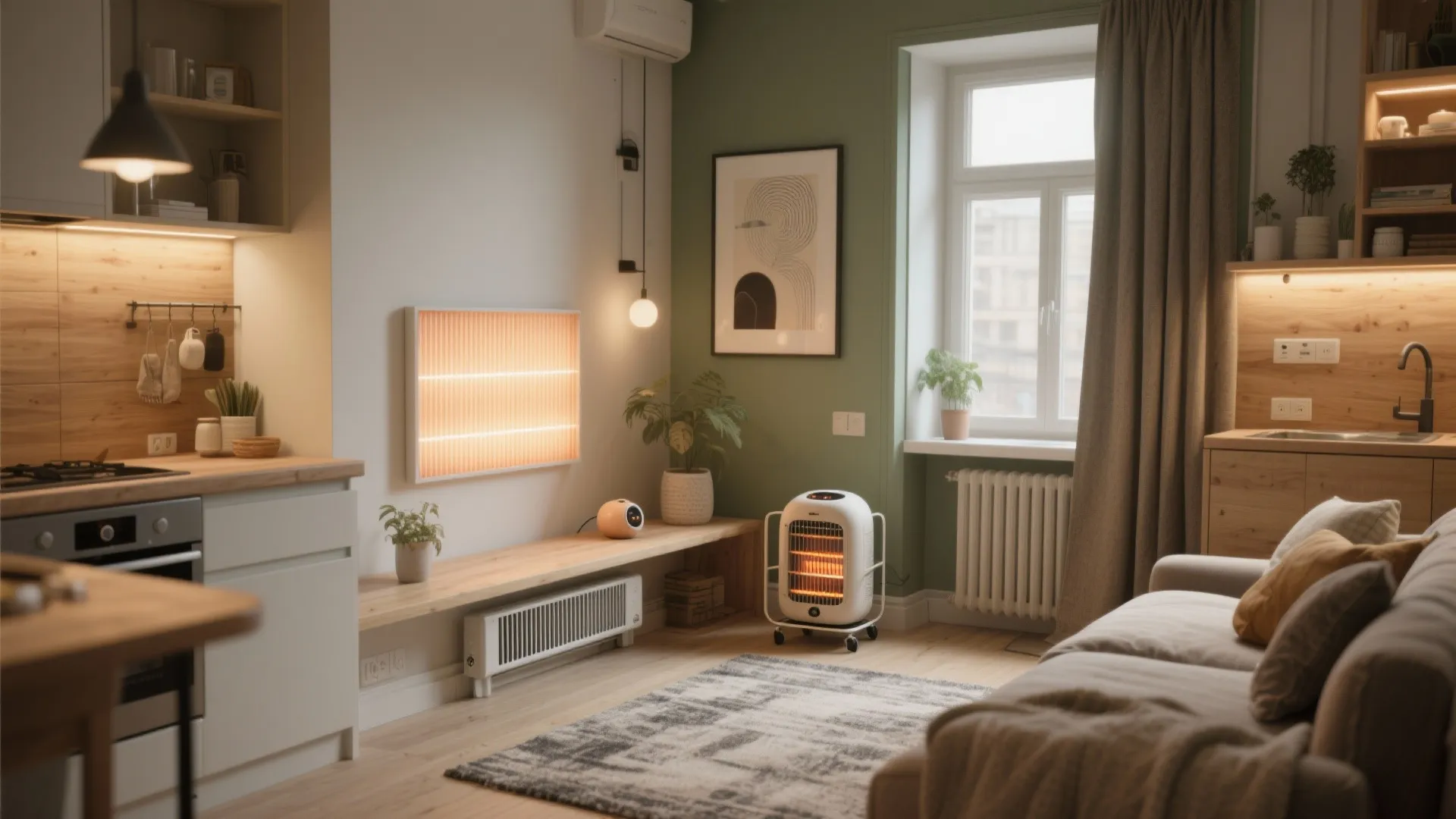 Small Space Heater Watts: Typical Wattage & 5 Tips: How many watts does a small space heater use — and how to design a small space to be warm, safe, and efficient