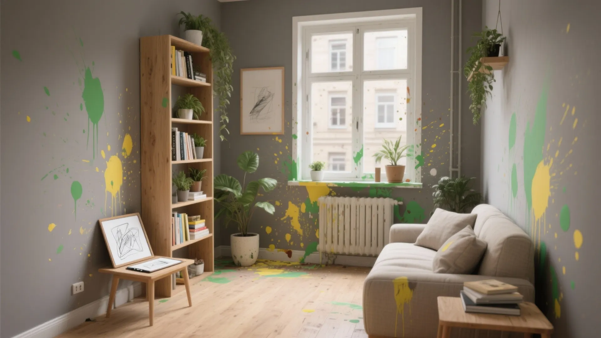 Indianapolis Drone Paint: 5 Small Space Ideas: How a weird drone paint incident in Indianapolis taught me to squeeze creativity out of tiny homes