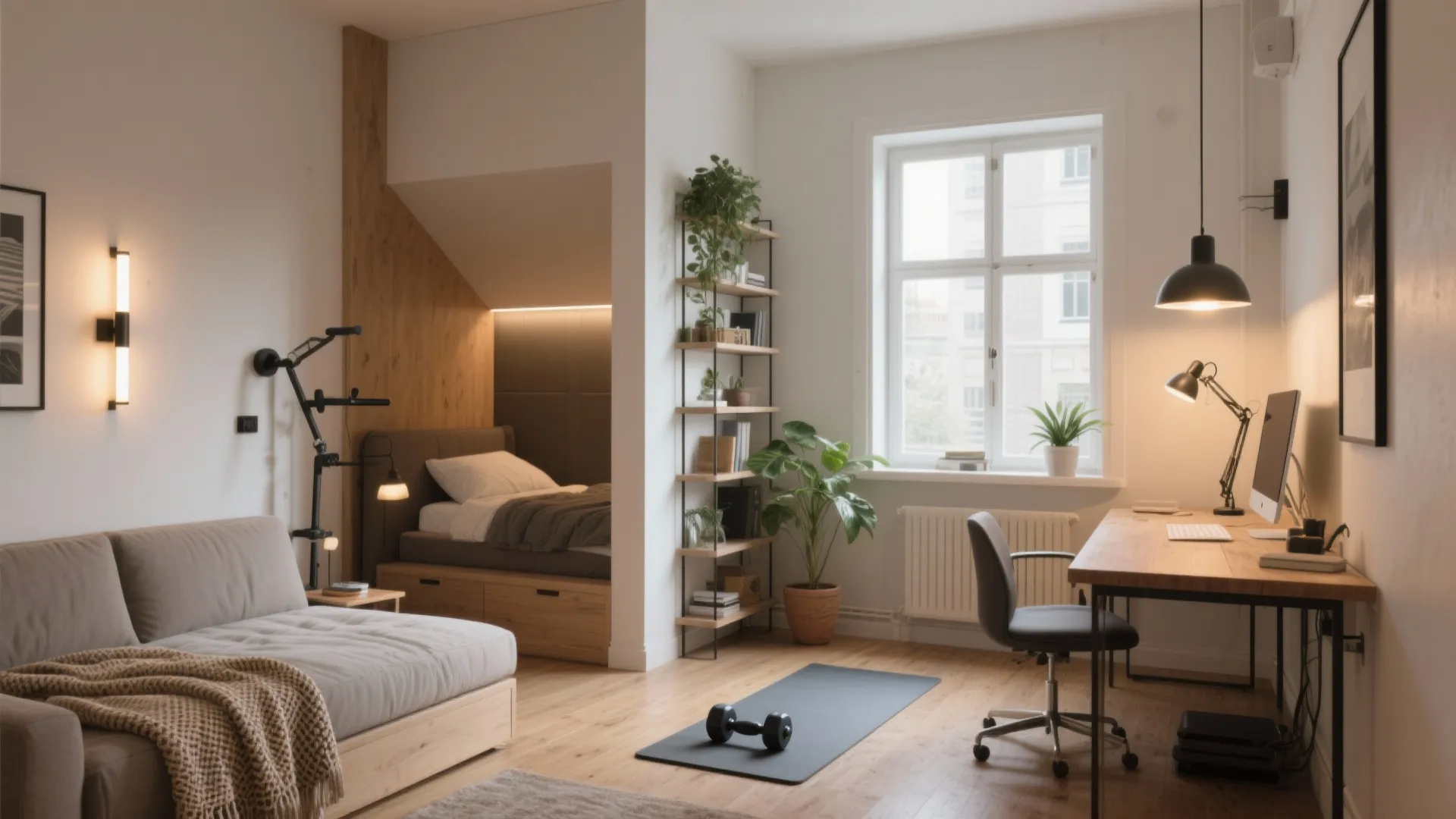 Smart 1-Bedroom Flat Ideas: Clever decorating ideas for 1 bedroom flats that save space and feel luxe