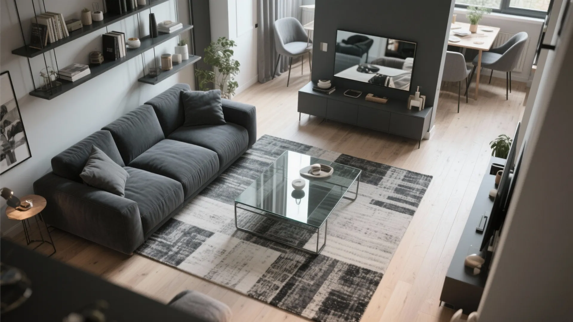 4. Cozy Layering for Small Spaces