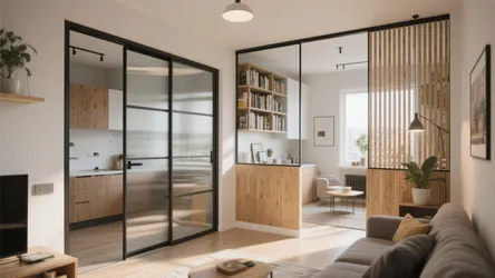 5 Small Space Partition Wall Design Ideas