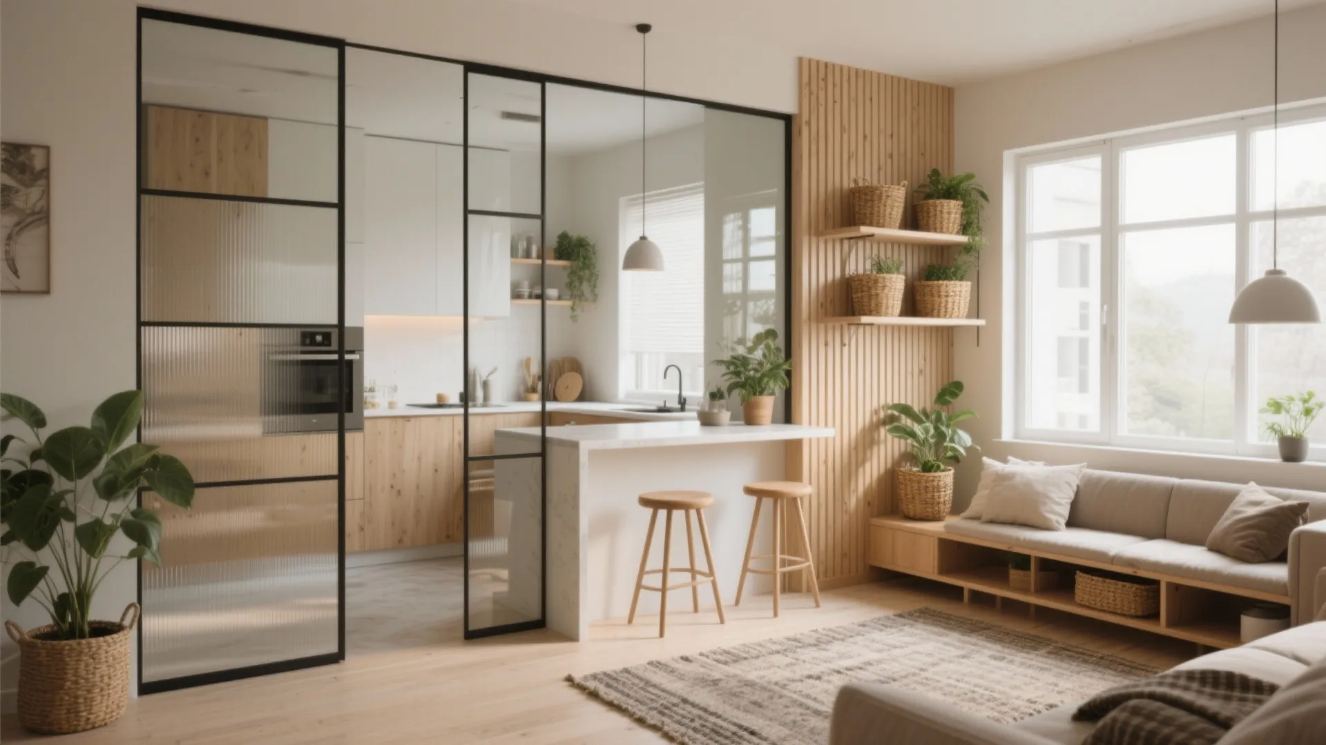 5 Kitchen Living Room Partition Ideas for Small Homes: Creative, practical and budget-friendly kitchen living room partition ideas I’ve used in real projects