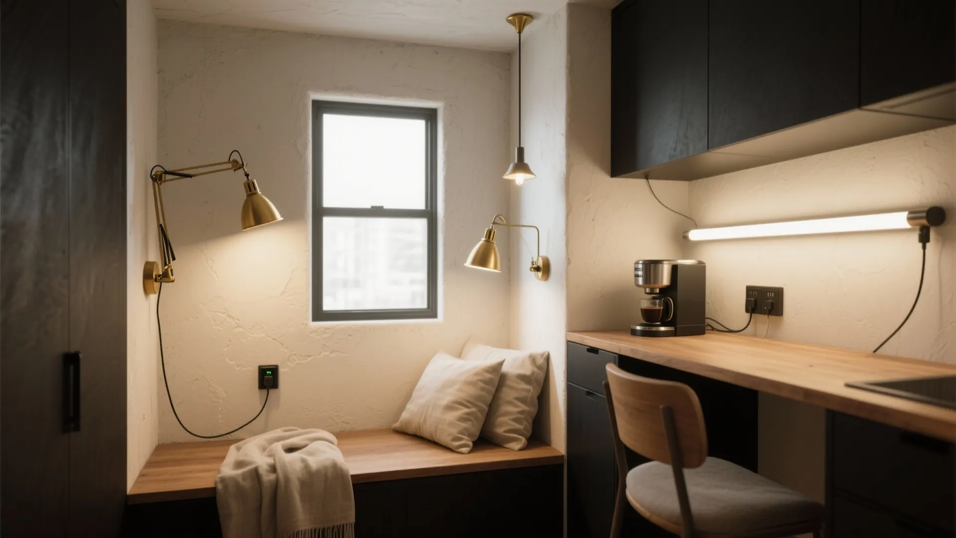 5 Small-Space Ideas for Plug-In Wall Light Fixtures: Creative, practical ways to use plug-in wall lamps in tight spaces — from reading nooks to rental-friendly kitchens