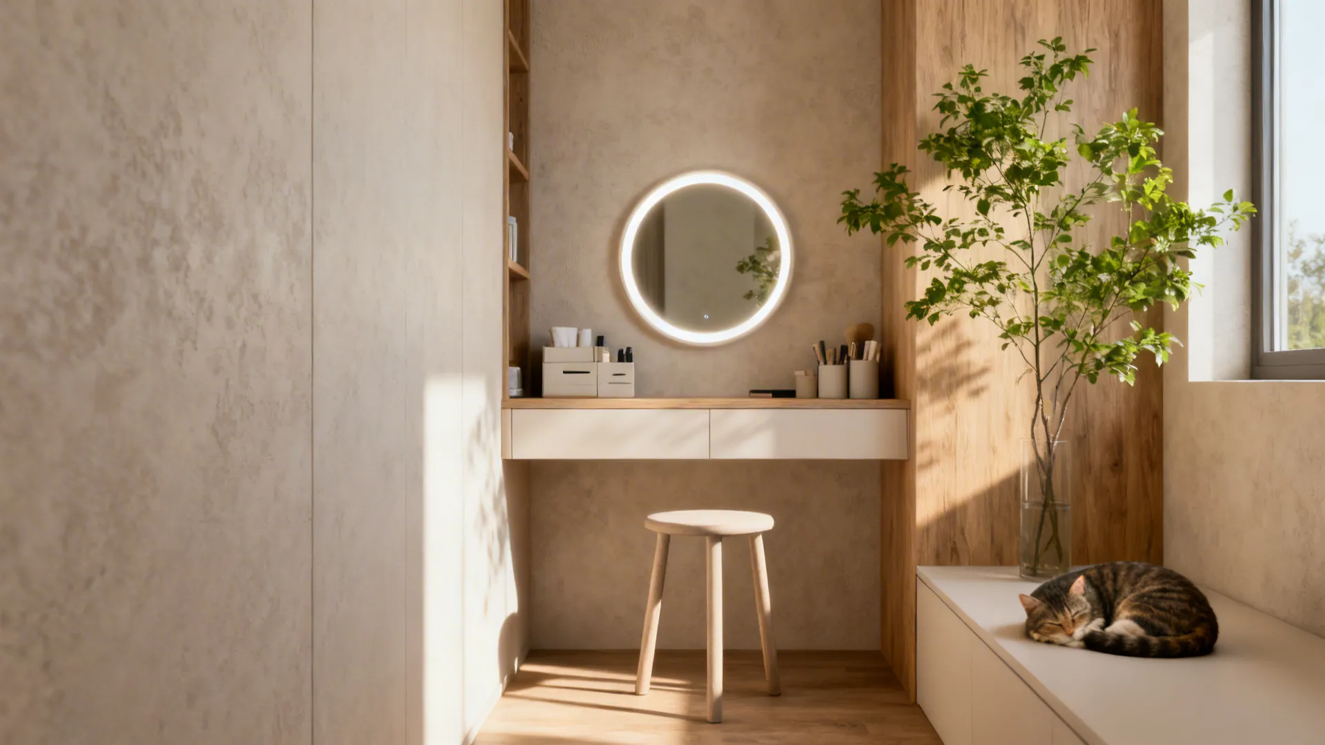 5 Compact Makeup Vanity Ideas for Small Spaces