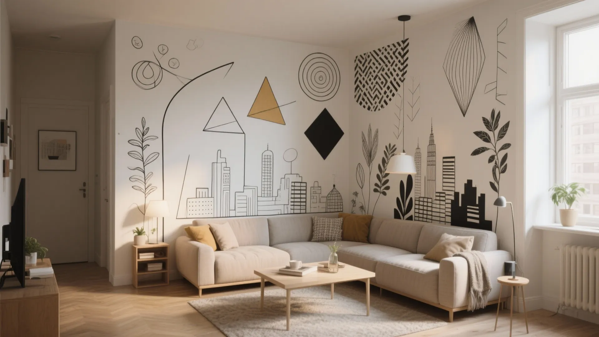 5 Simple Wall Drawing Design Ideas: Creative and Practical Inspirations to Transform Small Spaces