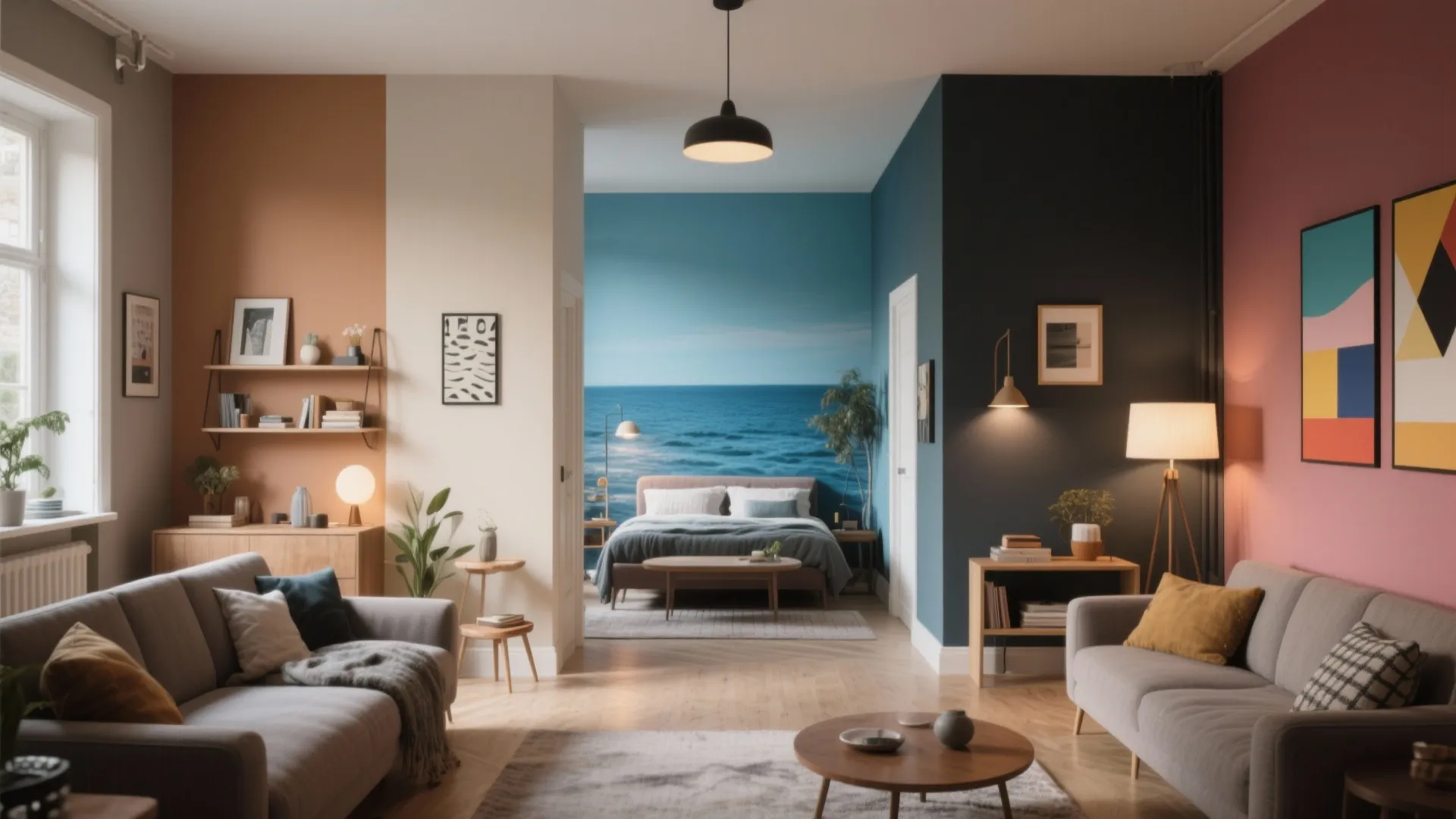 5 Wall Color Design Ideas: Creative Wall Color Design Ideas for Every Home