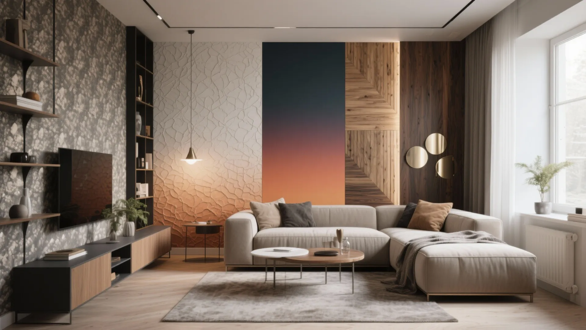 5 Colour & Texture Wall Design Ideas: Transform your walls with creative colour and texture combinations to suit small spaces.