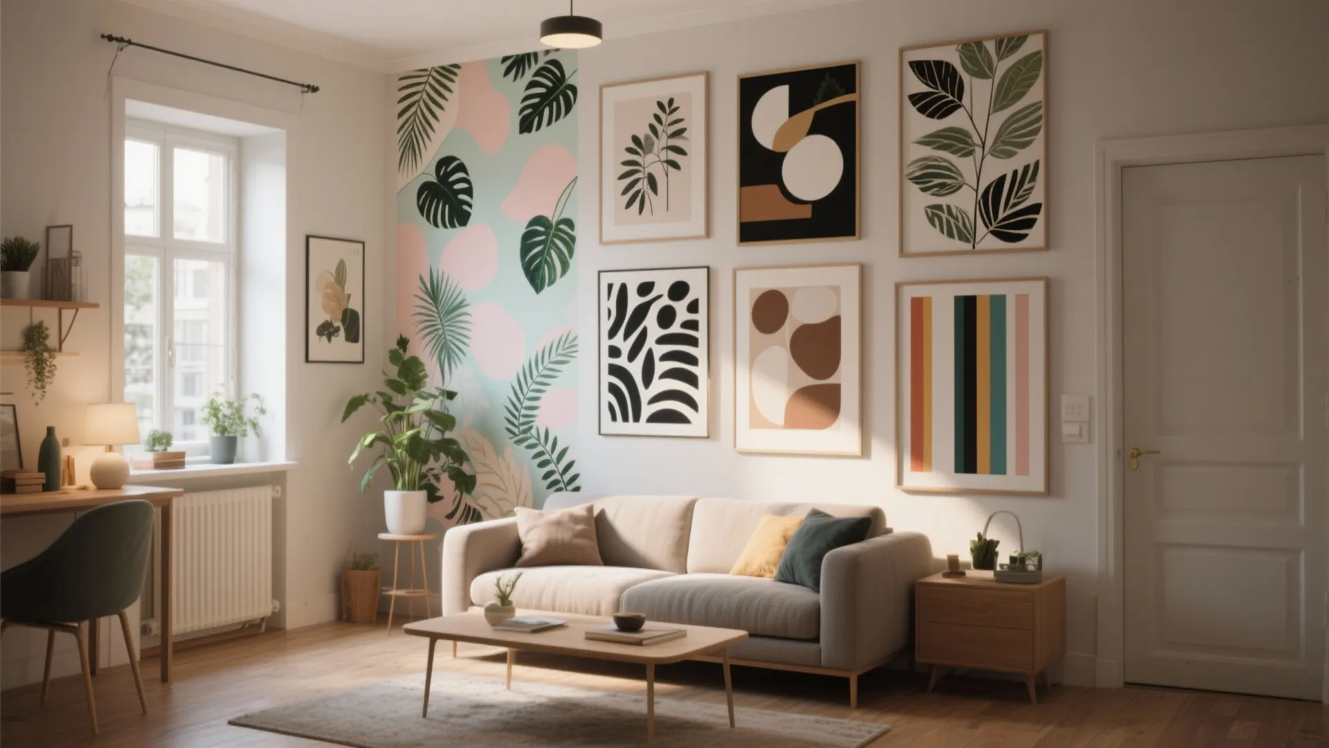 5 Wall Print Color Design Ideas: My Favorite 5 Inspirations for Wall Print Color Design in Small Spaces