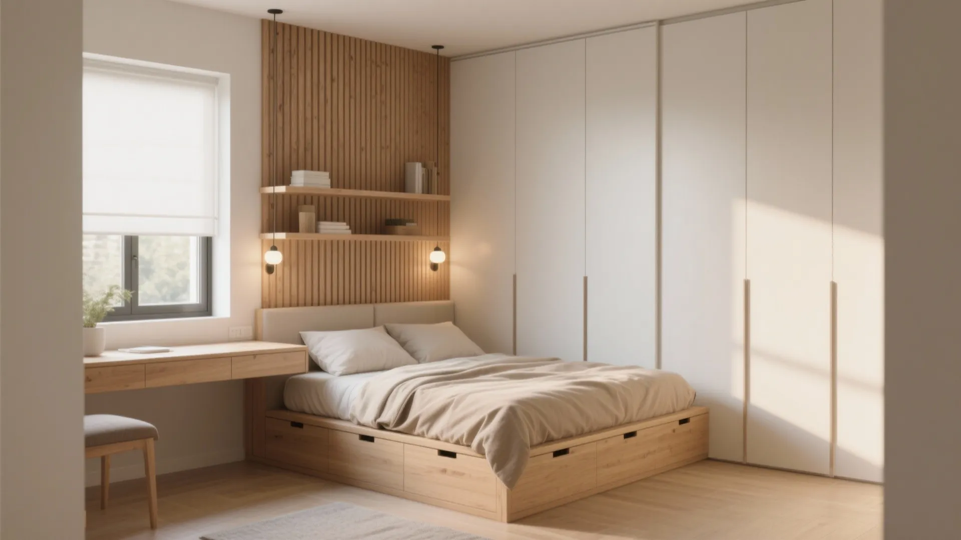 5 Square Bedroom Design Ideas: Small square bedroom? I’ll show 5 clever layout ideas that maximize space and style