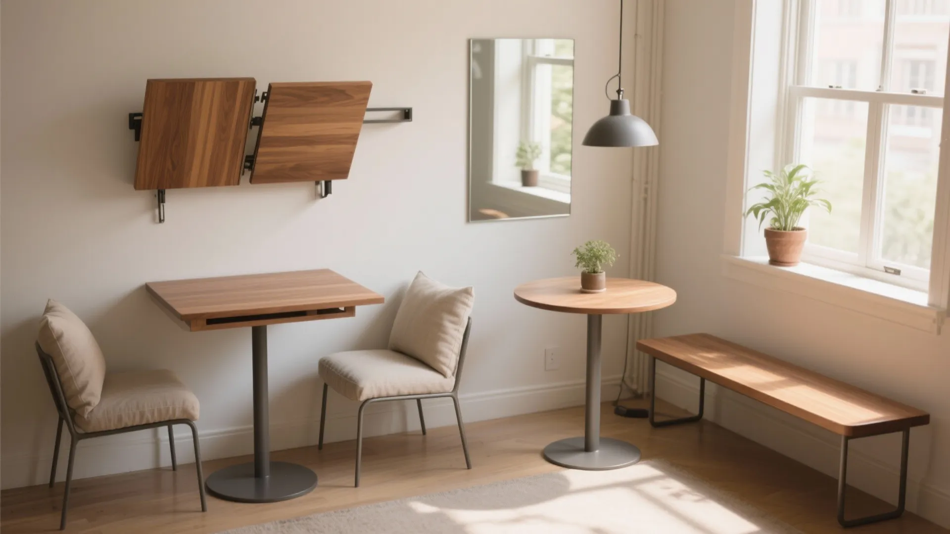 2-Seater Dining Table Ideas: 5 creative 2 seater dining table solutions for small spaces, from fold-down tables to cozy banquettes