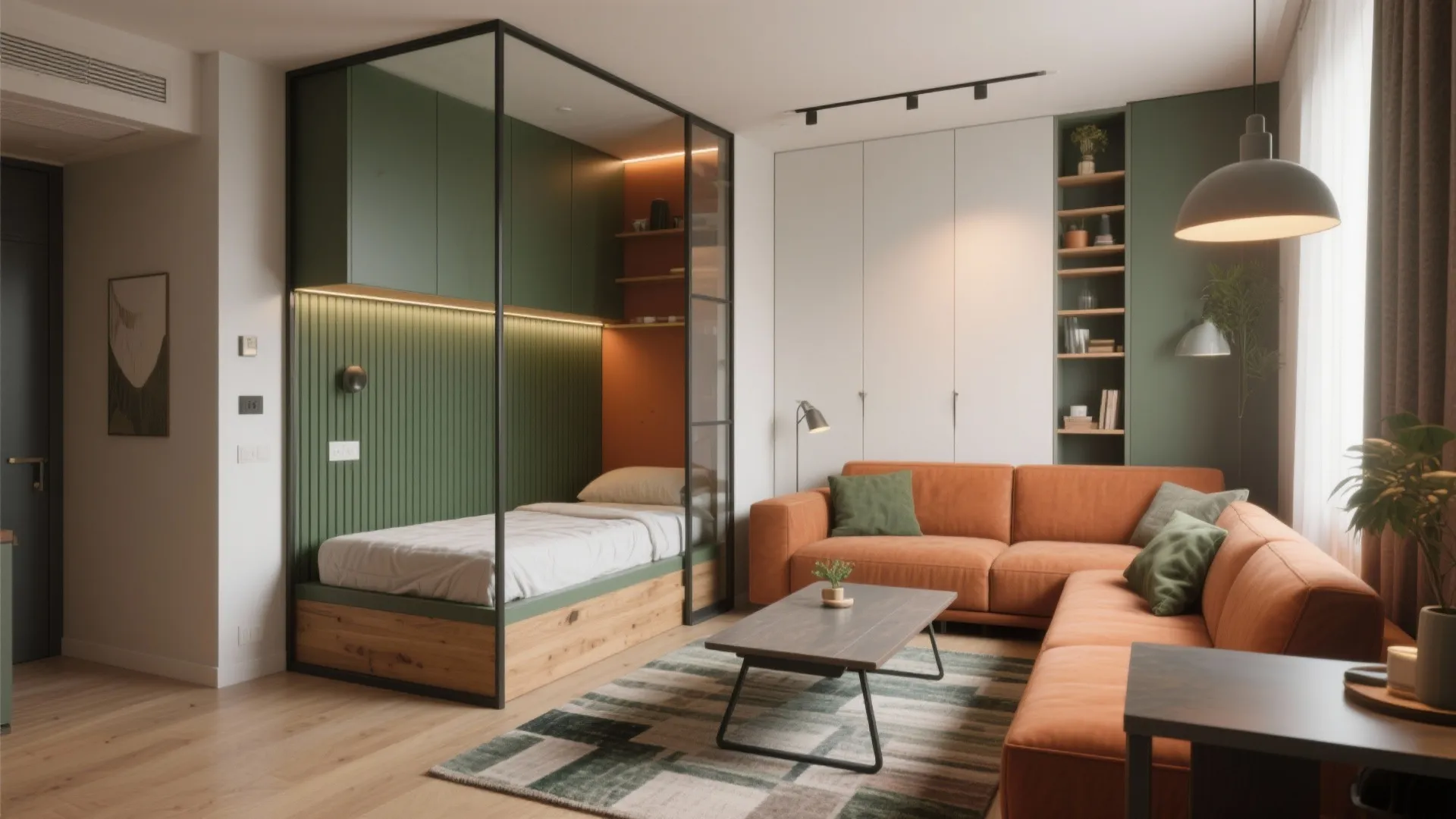 Small Bedroom with Living Room Design: 5 Smart Ideas: Creative solutions I use to make a small bedroom-living room feel roomy and lived-in