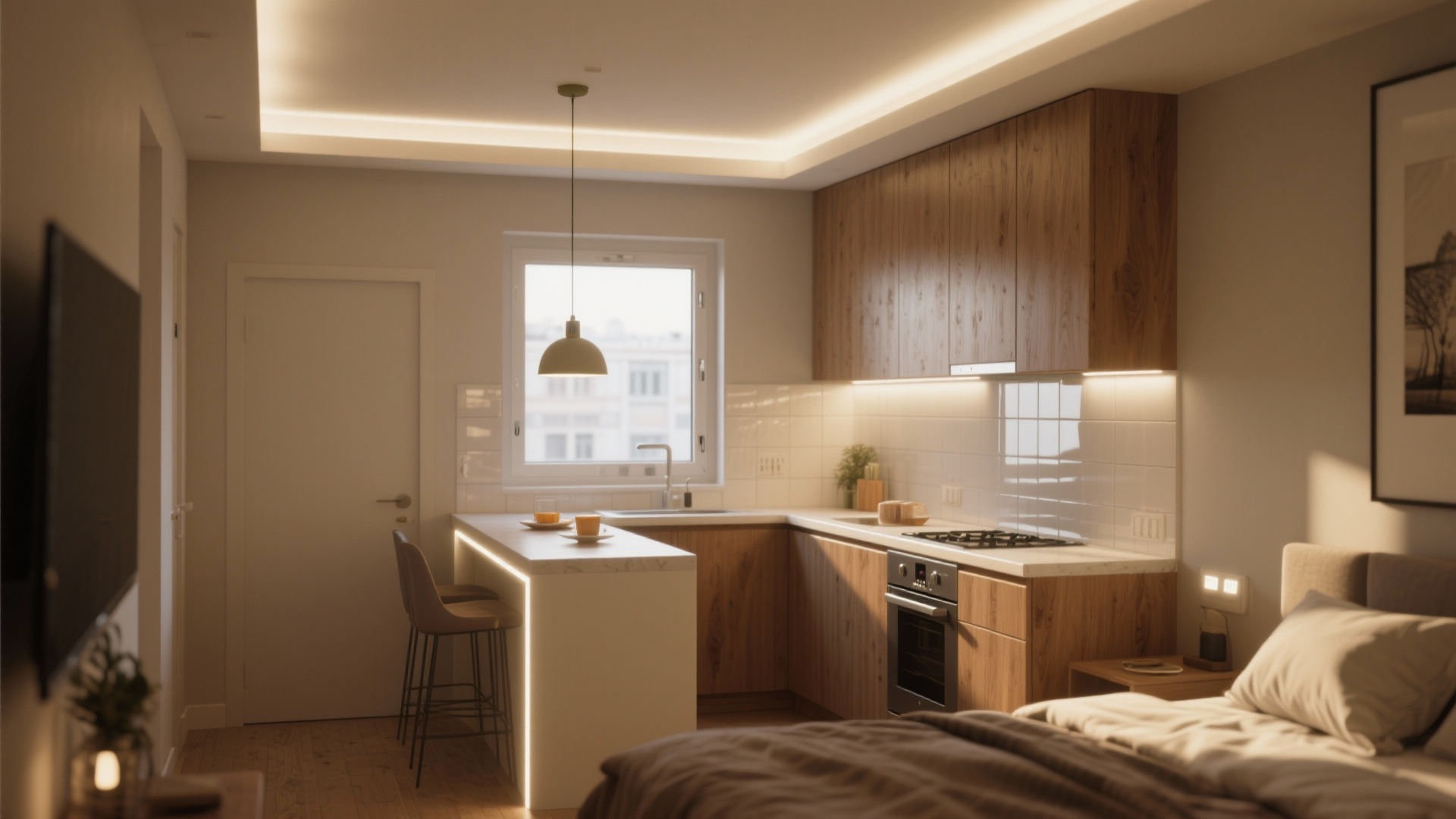 Small-Space Lighting: 5 Ideas by Ronin Stegner
