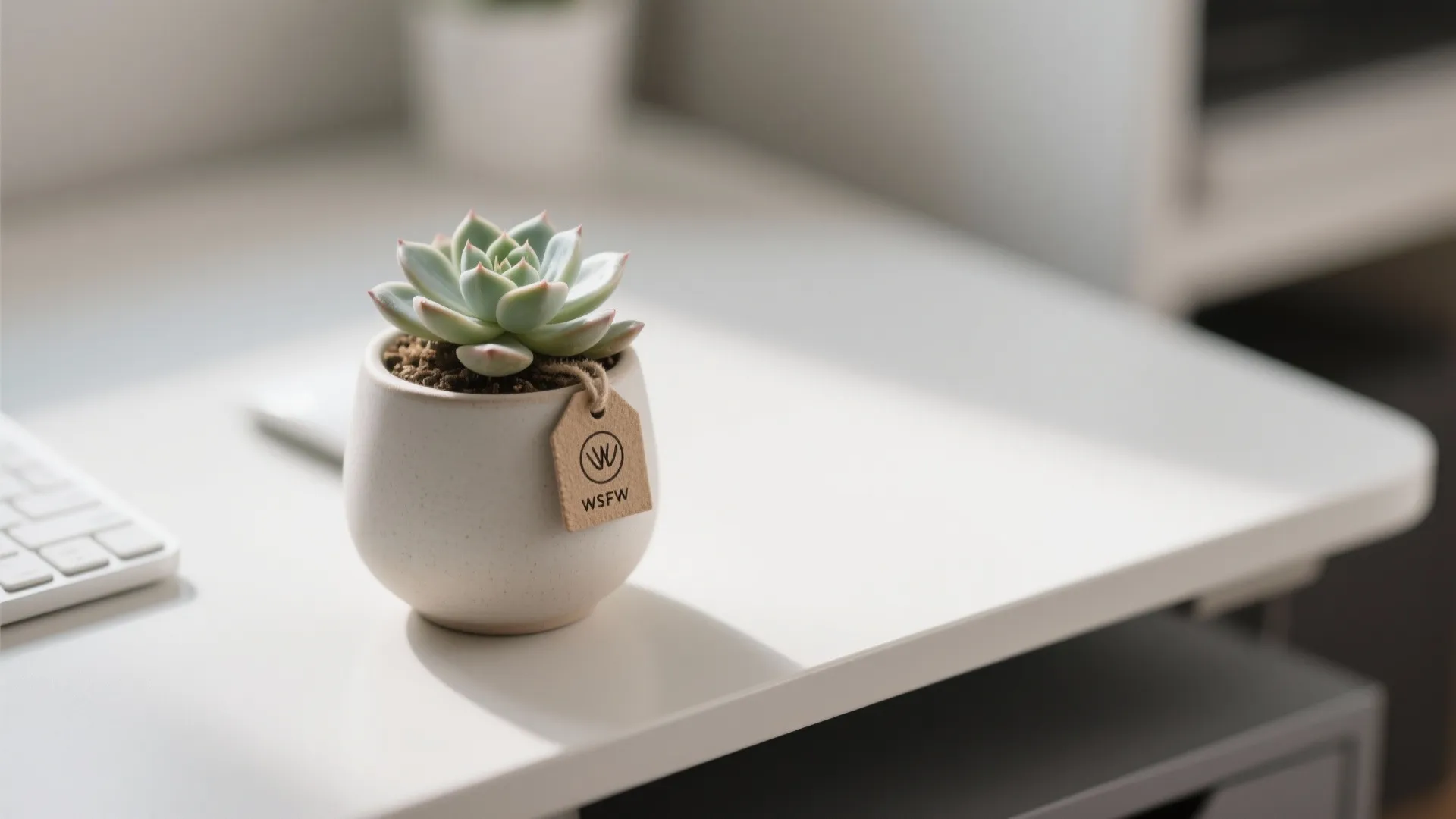1. Personalized Desk Plants