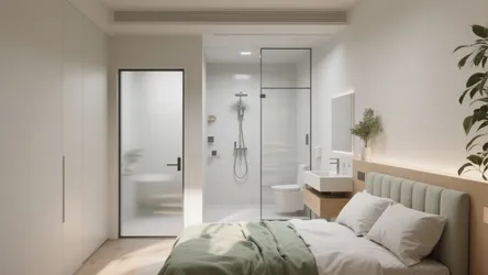 5 Small Bedroom With Bathroom Plan Ideas