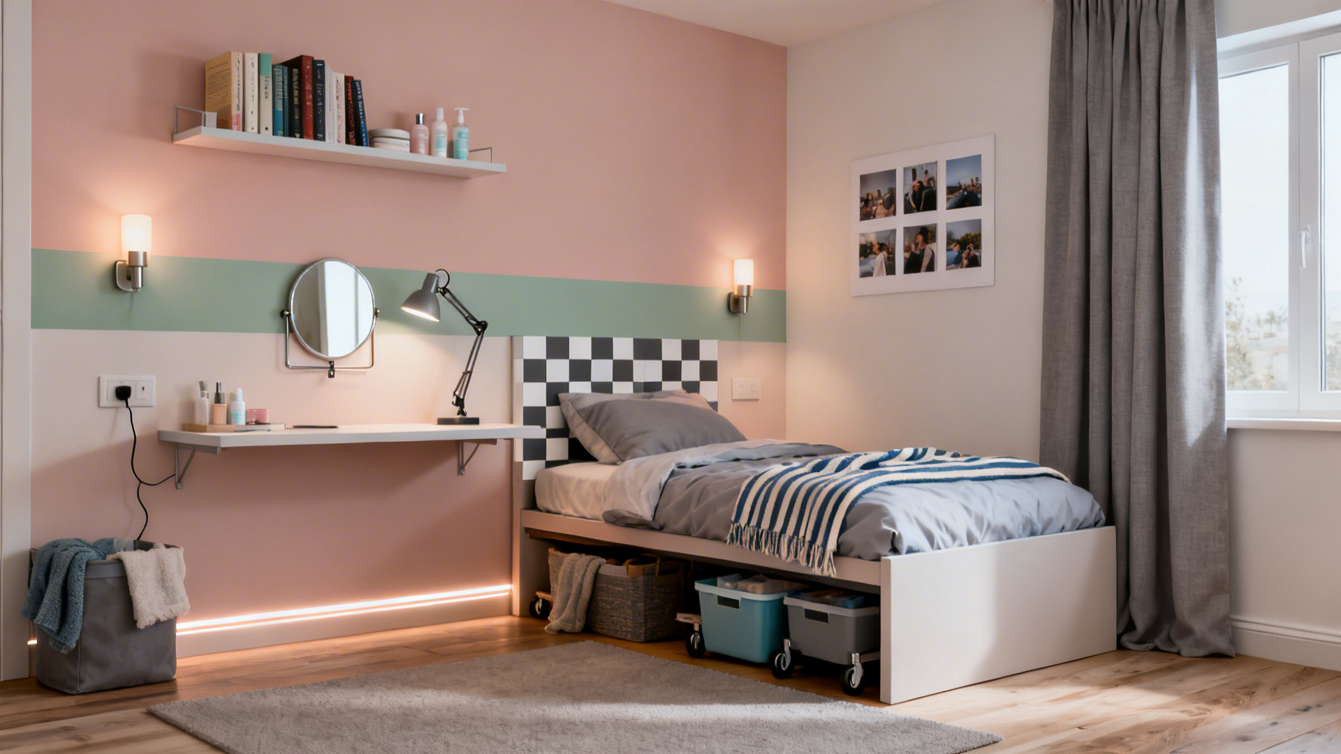 5 Teenage Girl Bedroom Ideas for Small Rooms on a Budget