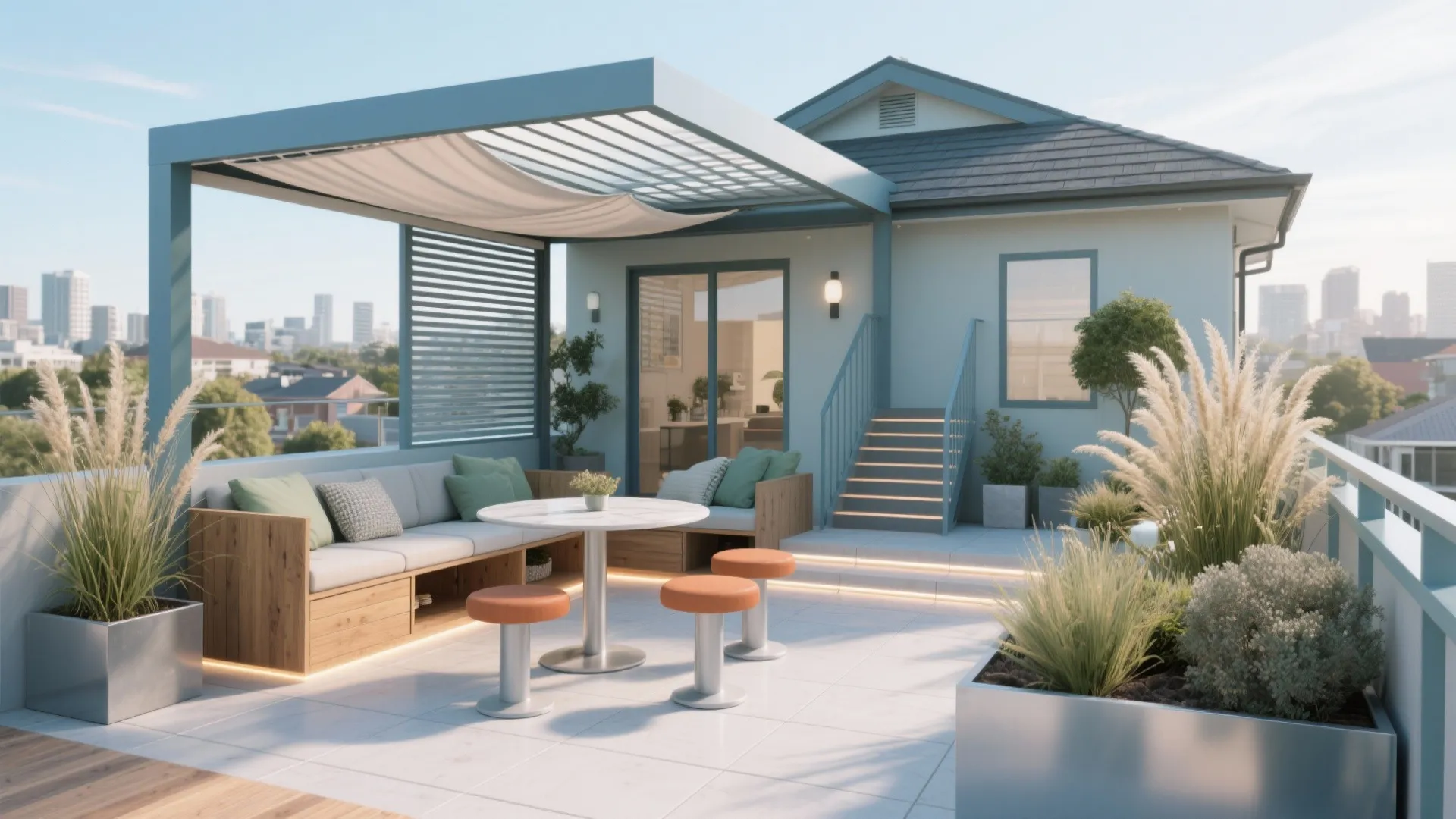 Terrace Roof Design for Small House: Maximize Space with Style: 1 Minute to Smarter Roof Solutions for Small Homes