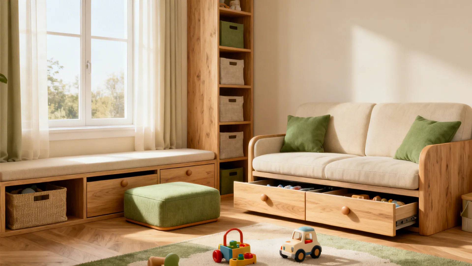 5 Toy Storage Ideas for Small Living Rooms