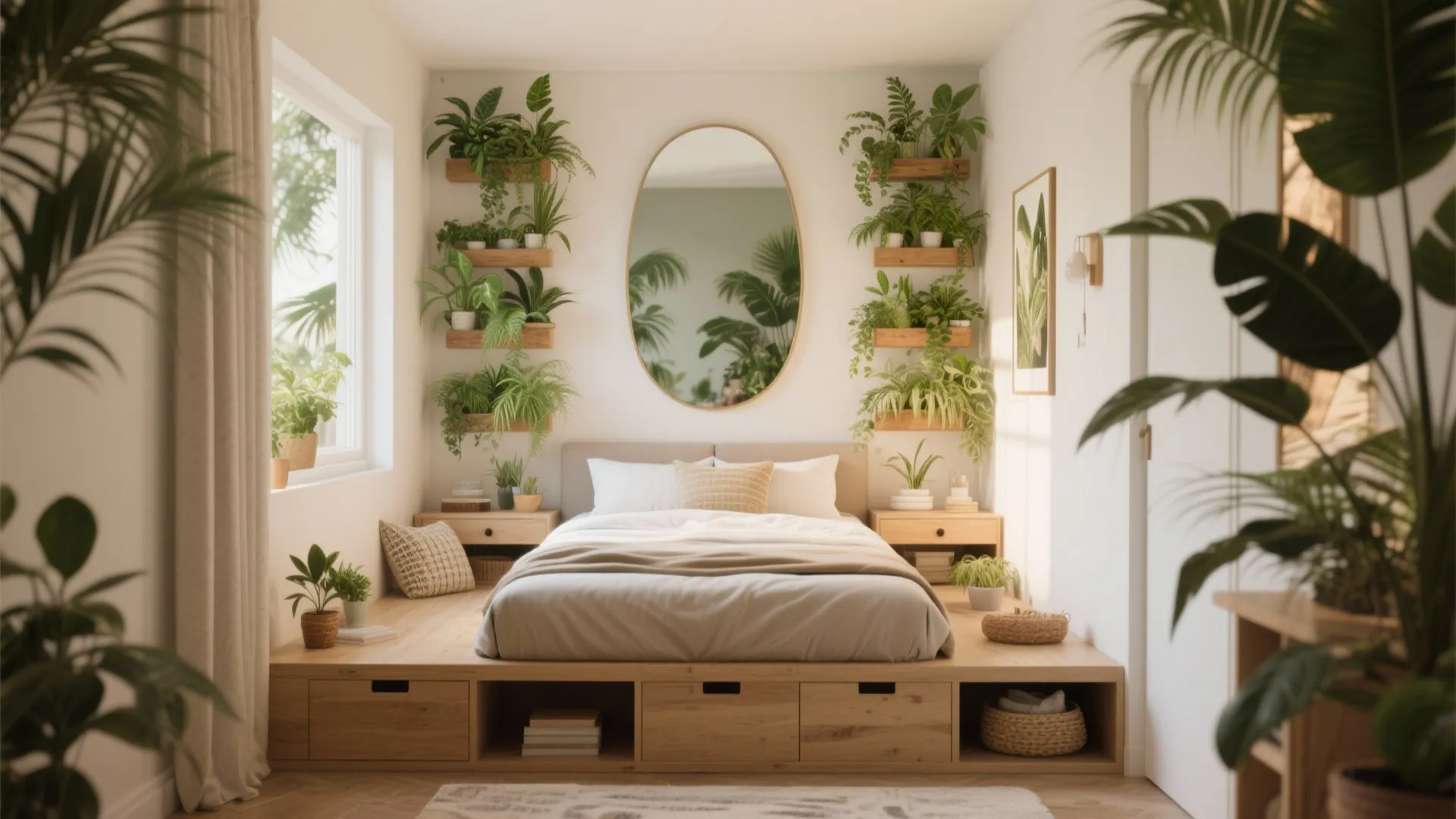 5. Small-Space Tropical Retreat: Scale Down, Accessorize Up