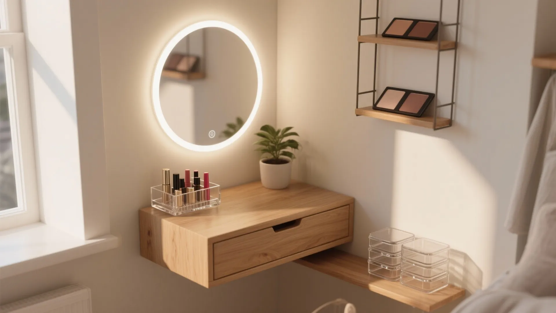 Organize Makeup in Small Space: 5 Ideas: Practical, stylish ways I use to tame makeup clutter in tiny bathrooms and vanities