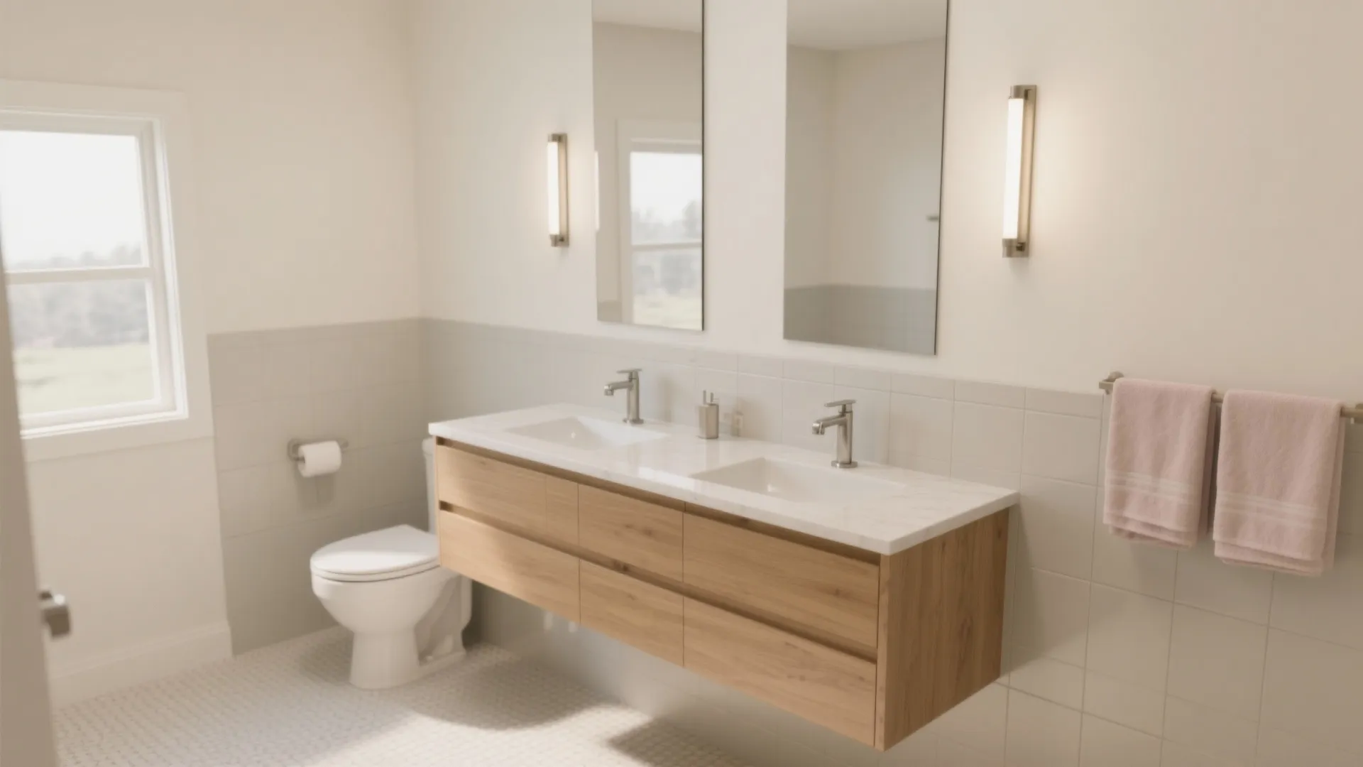 Small Space Small Bathroom Vanity with Sink: Smart Solutions for Tiny Bathrooms: 1 Minute to Discover Space-Saving Small Bathroom Vanity Ideas with Sink